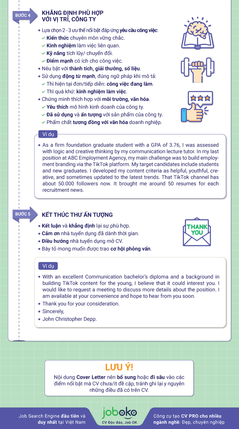 Cách viết Cover Letter tiếng Anh chinh phục nhà tuyển dụng Nền tảng