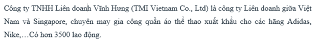 cong ty lien doanh vinh hung