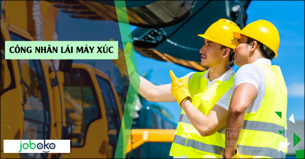 cong nhan lai may xuc