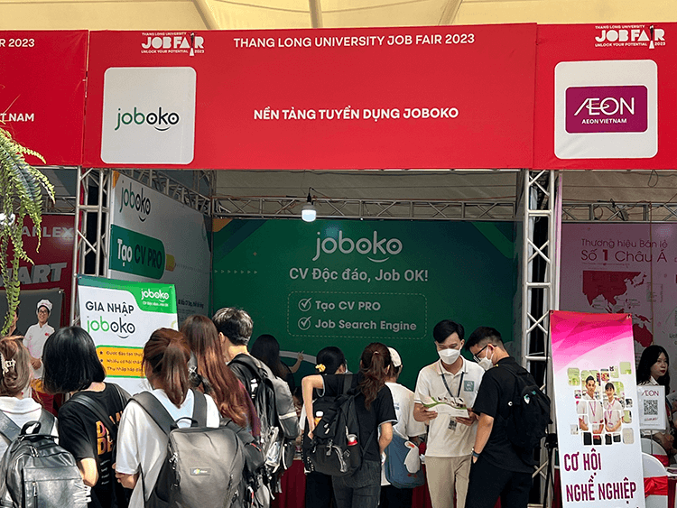 JOBOKO ĐỒNG HÀNH CÙNG THANG LONG UNIVERSITY JOB FAIR 2023