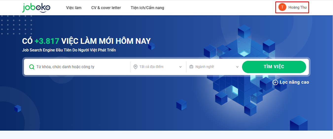 Xem sửa xóa tải CV