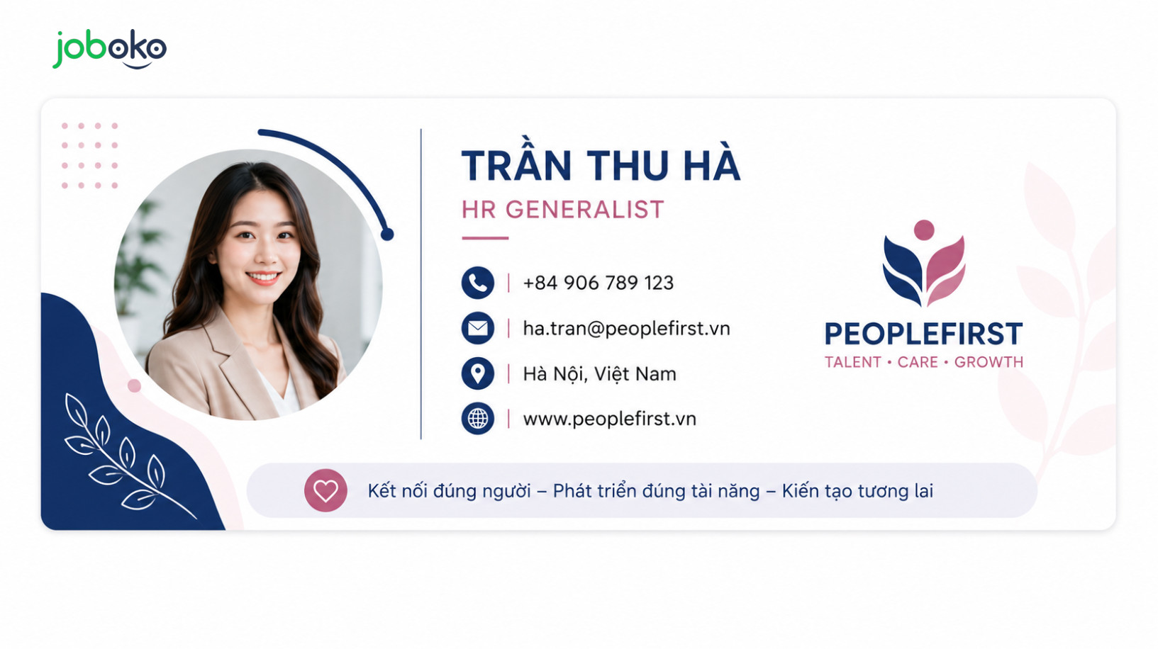 mau chu ky email hr