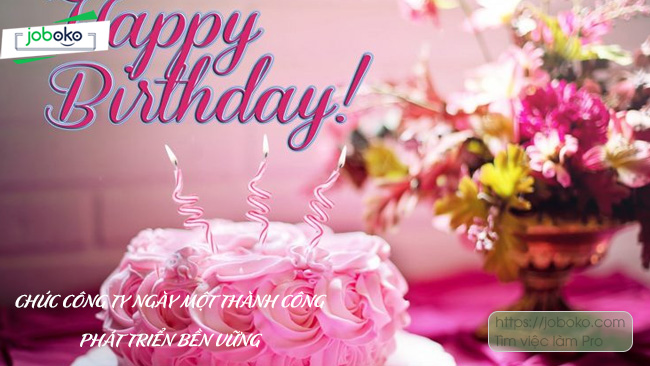 Loi chuc mung sinh nhat cong ty hay y nghia