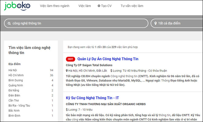 Top website tim viec lam cong nghe tot hieu qua nhat