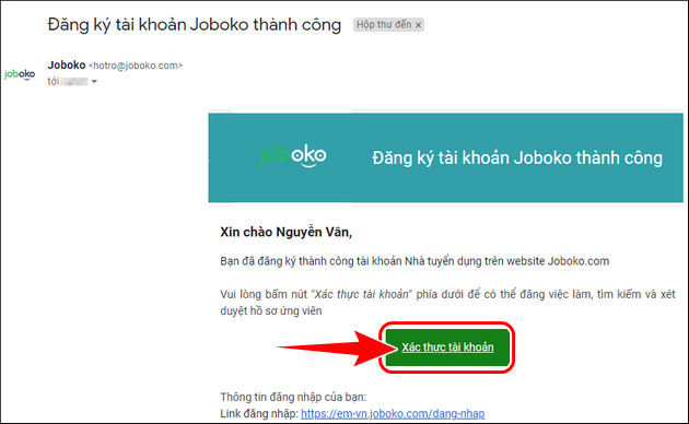 Cach tao tai khoan nha tuyen dung tren JobOKO
