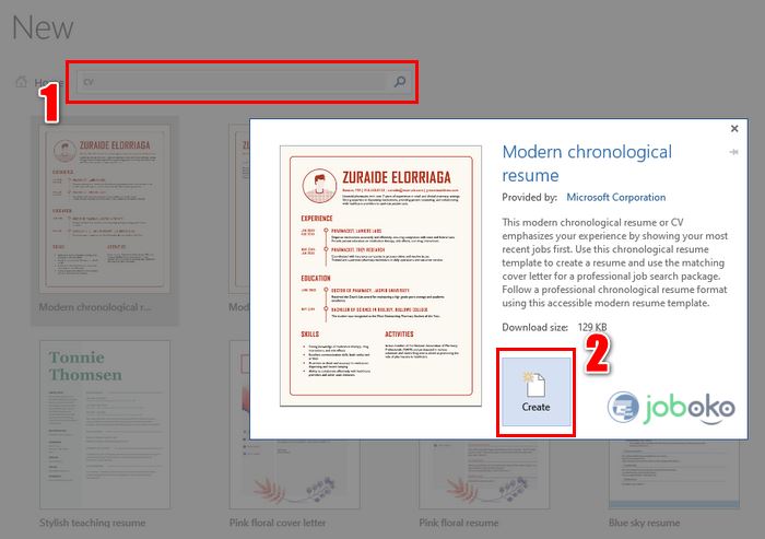 viet cv xin viec file word